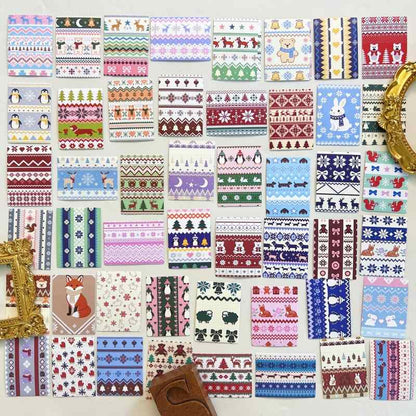 Fair Isle Design Sticker 51PCS