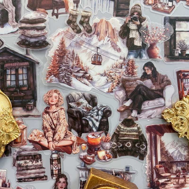 Winter Comfort Sticker 60PCS