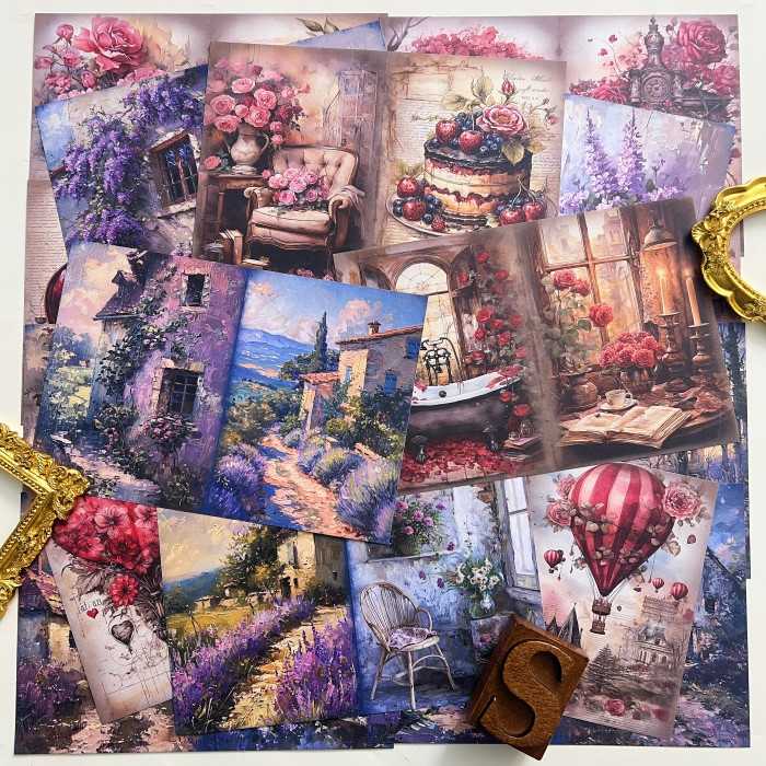 Country Escape Collage Paper 16Sheets