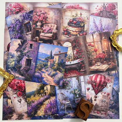 Country Escape Collage Paper 16Sheets