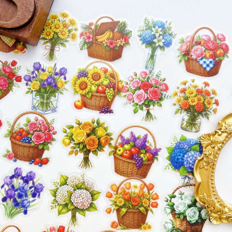 Gentle Bloom Sticker 50PCS