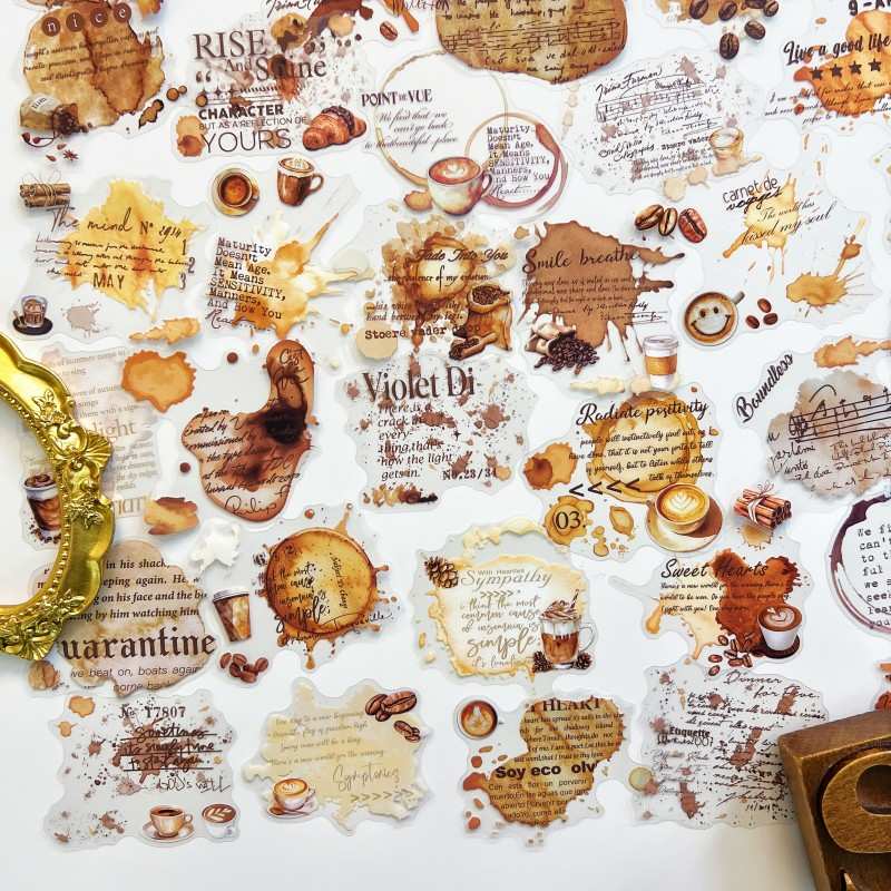 Coffee Aroma Sticker 60PCS