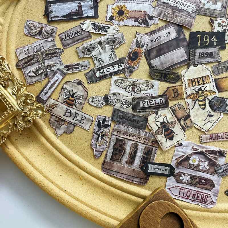 Collection Cloth Tags Sticker 60PCS