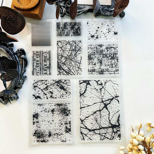 Retro Canvas Clear Stamp