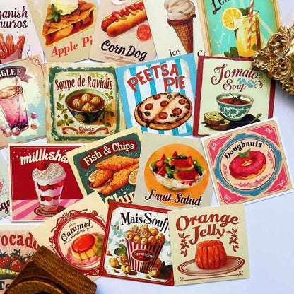 Americana Dish Sticker 50PCS