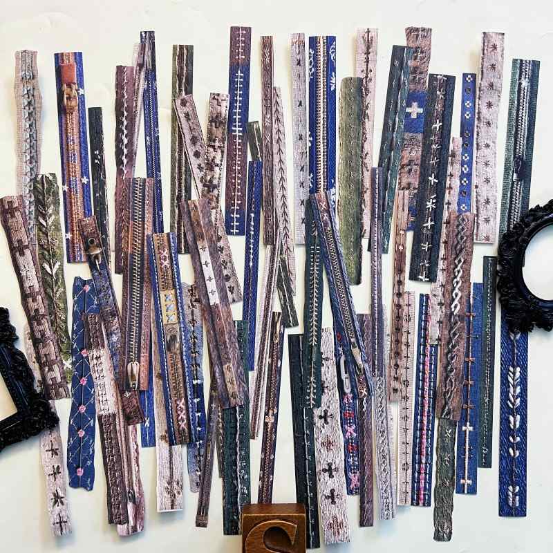 Fabric Aesthetics Sticker 60PCS