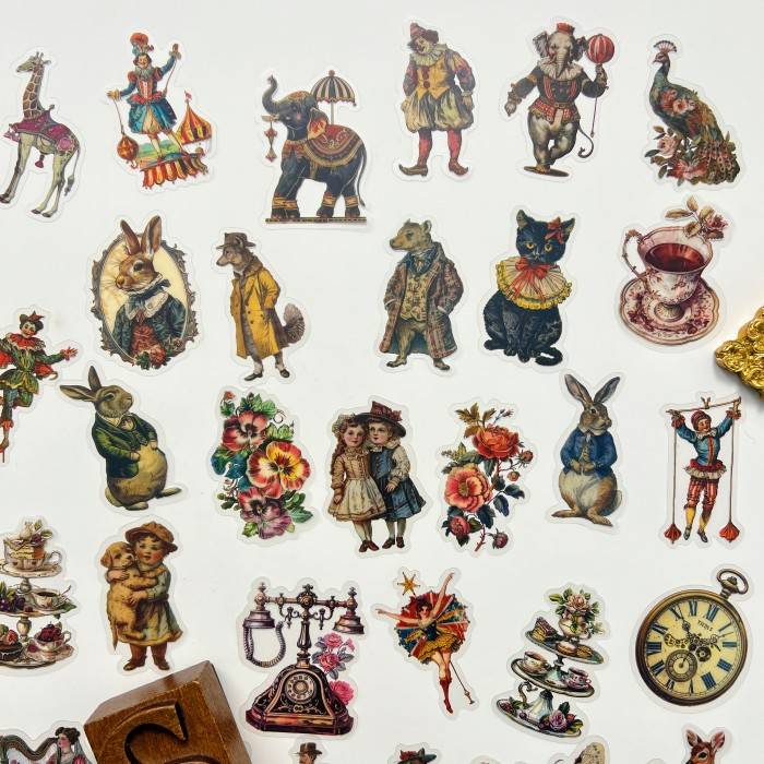 Victorian Era Sticker 50PCS