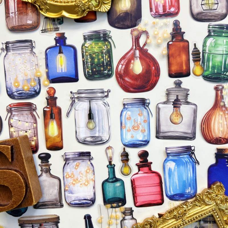 Bottled Stars Sticker 60PCS