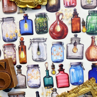 Bottled Stars Sticker 60PCS