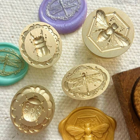 Insect Specimen Sealing Wax Stamp