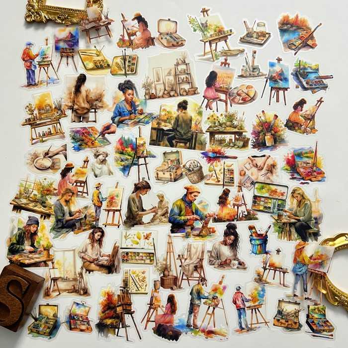 Artistic Moments Sticker 60PCS