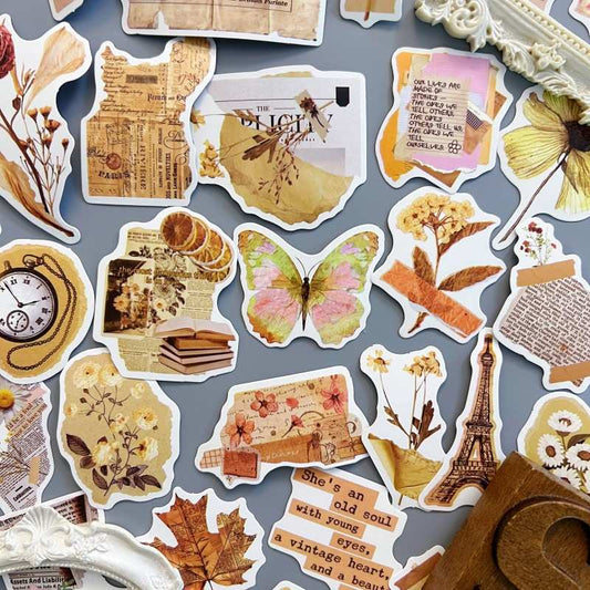 Decayed Pages Sticker 50PCS