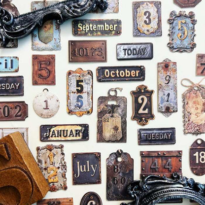 Plate Mark Sticker 60PCS