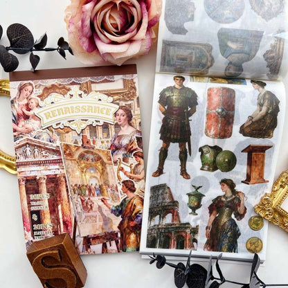 Renaissance Washi Sticker Book 50Sheets