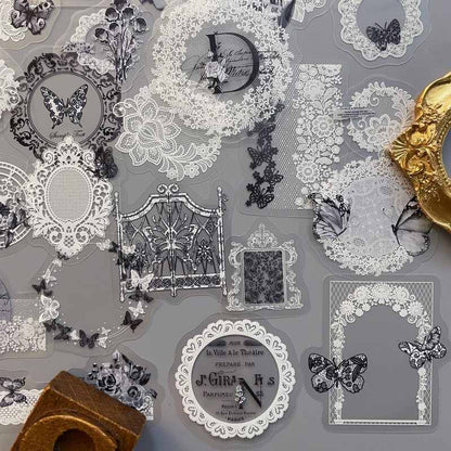 Ink Misty Rain Sticker 60PCS