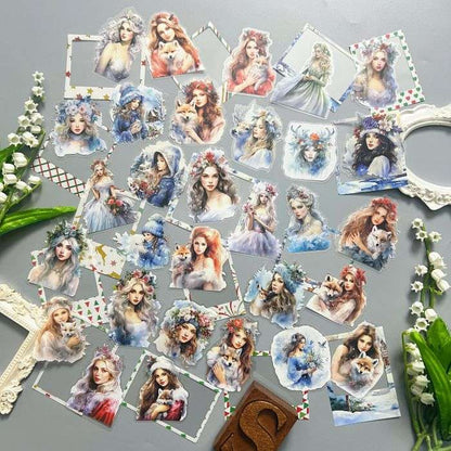 Snow Time Sticker 45PCS