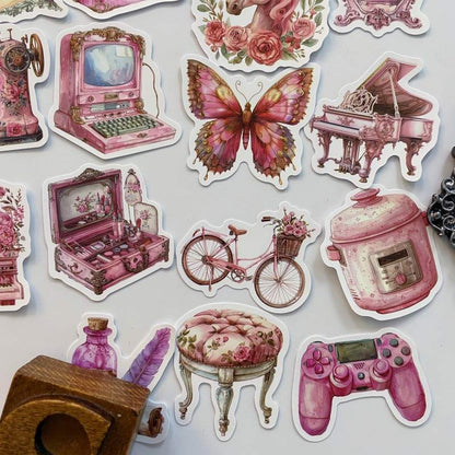Pink Trinkets Sticker 50PCS