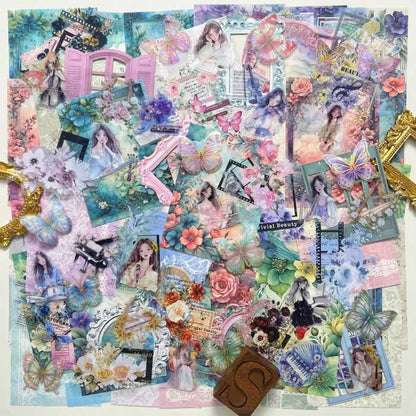 Melody Of Colors Ephemera Mystery Kit 105PCS