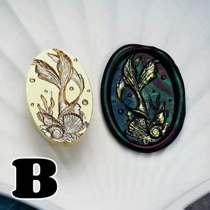 Blue Ocean Sealing Wax Stamp