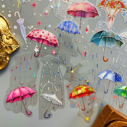 Rainy Season News Sticker 30PCS