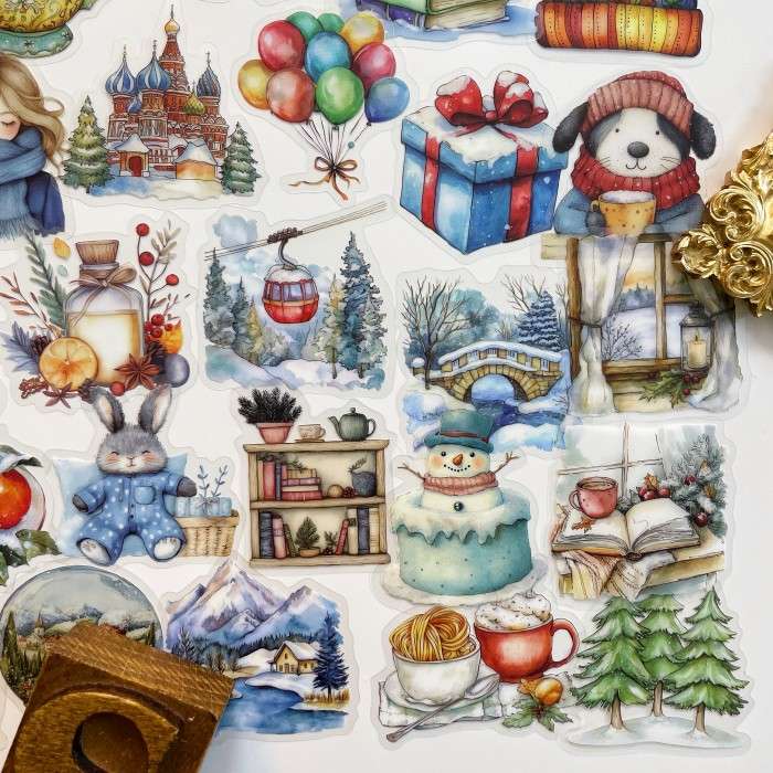 Snowday Picks Sticker 50PCS