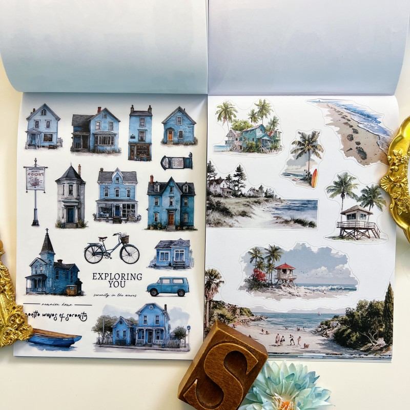 The Veiled Shoreline Sticker Book 20Sheets