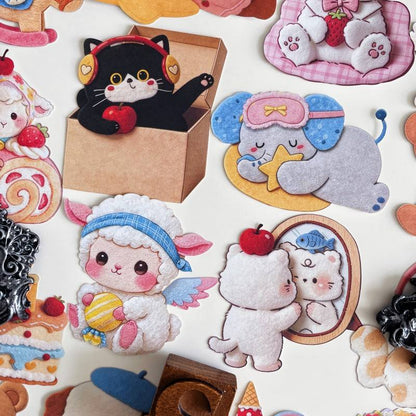 Furry Diary Sticker 30PCS