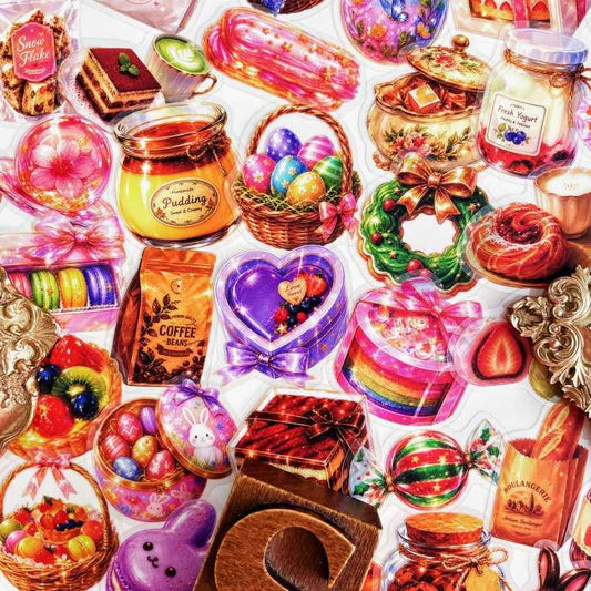 Cream Delight Sticker 50PCS