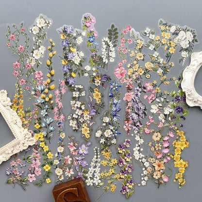 Flower Ceramic Sticker 40PCS