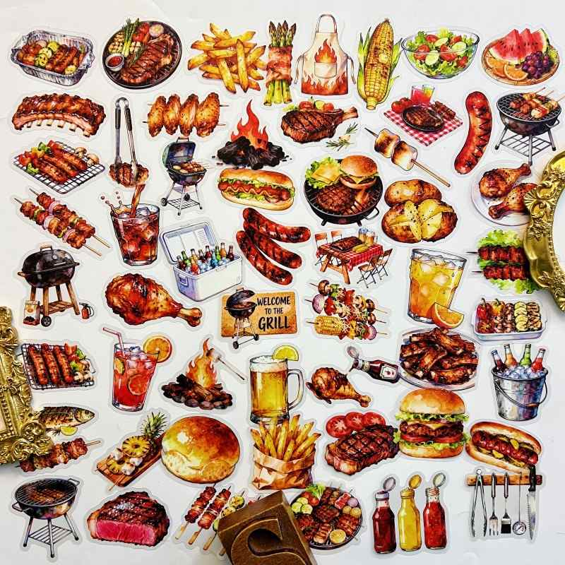 Grill Feast Sticker 56PCS