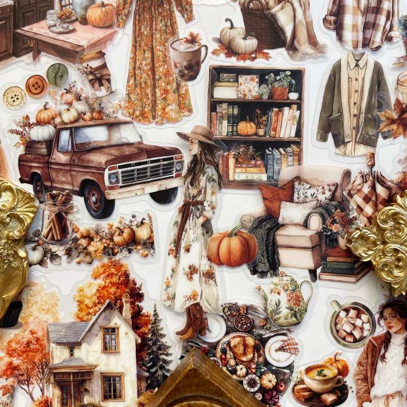 Fallen Poem Sticker 60PCS