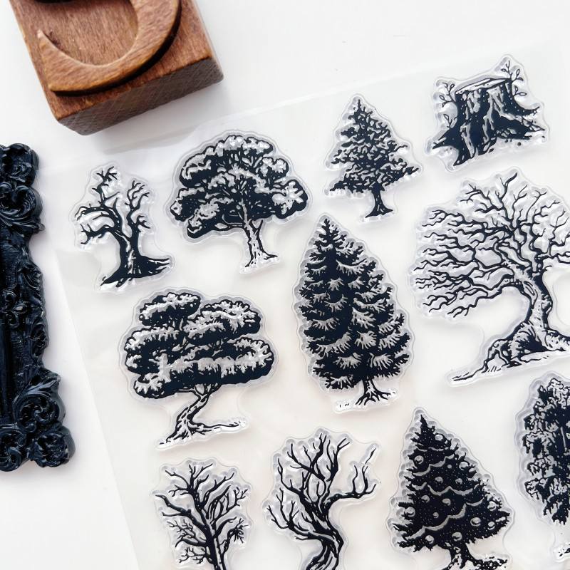 Sketch Forest Clear Stamp
