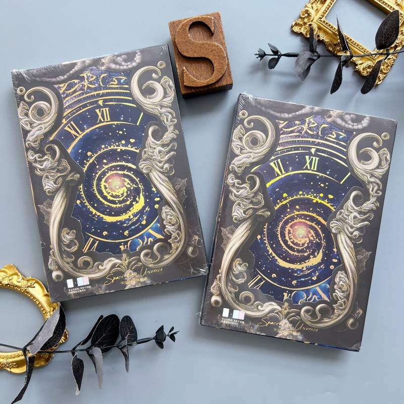 Cosmic Clock Illustrated Notebook