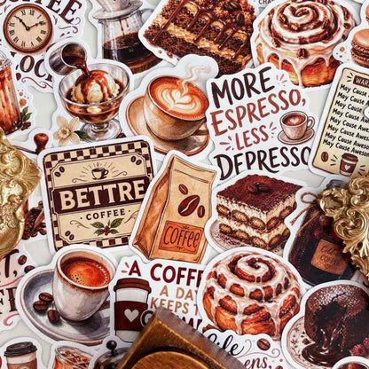 Americano Brew Sticker 50PCS
