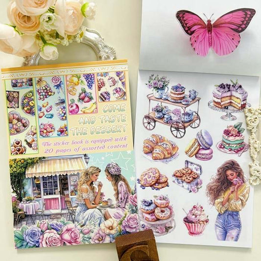 Dessert Delight Sticker Book 20Sheets
