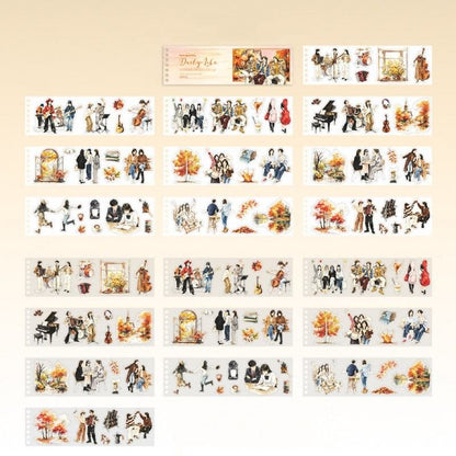 Golden Retreat Sticker Book 20Sheets