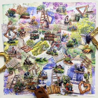 Meadow Art Ephemera Mystery Kit 115PCS