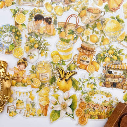 Lemon Splash Sticker 50PCS