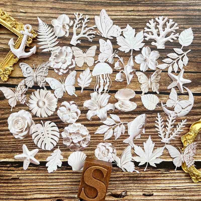 White Floating Shadow Sticker 40PCS
