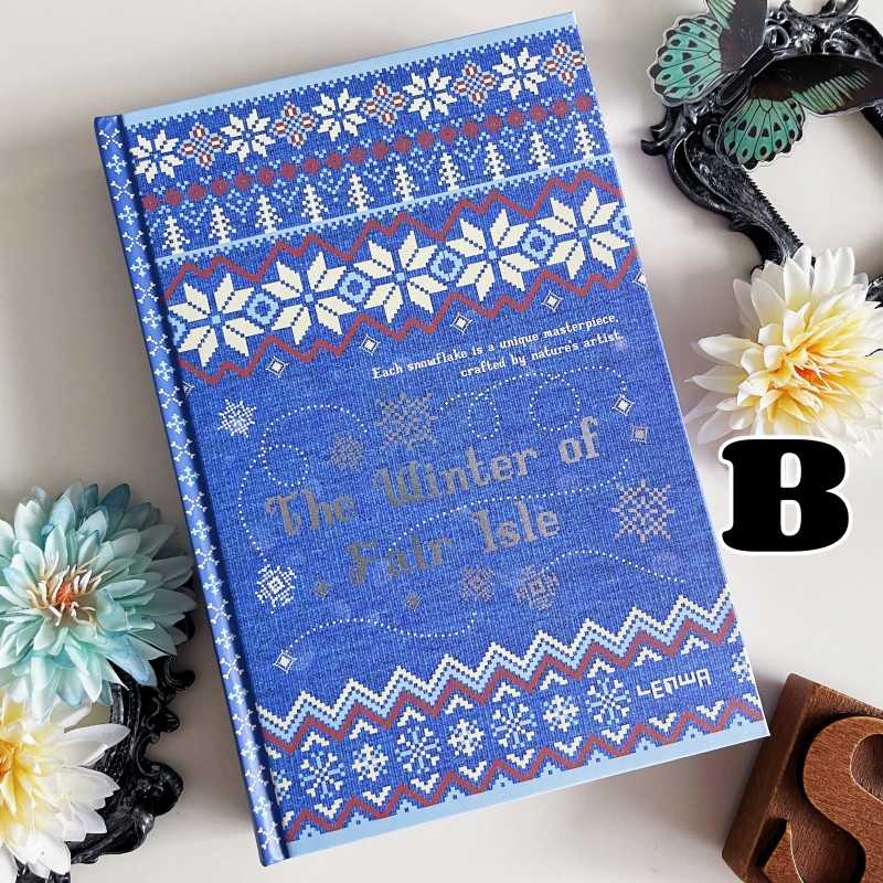 Fair Isle Winter Journal Notebook