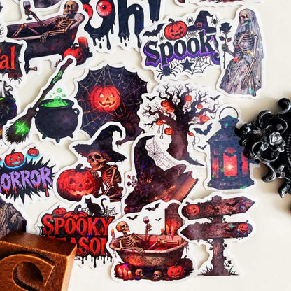 Ghoul Pumpkin Sticker 50PCS