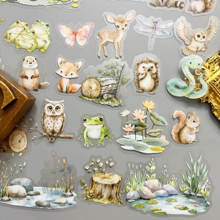 Forest Creatures Sticker 40PCS