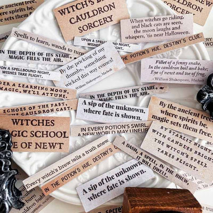 Witchy Notes Sticker 40PCS