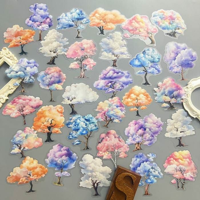 Around The Tree Sticker 30PCS