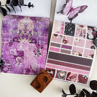 Velvet Dusk Sticker Book 22Sheets