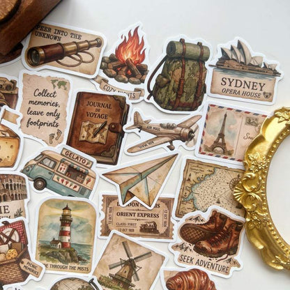 City Letter Sticker 50PCS