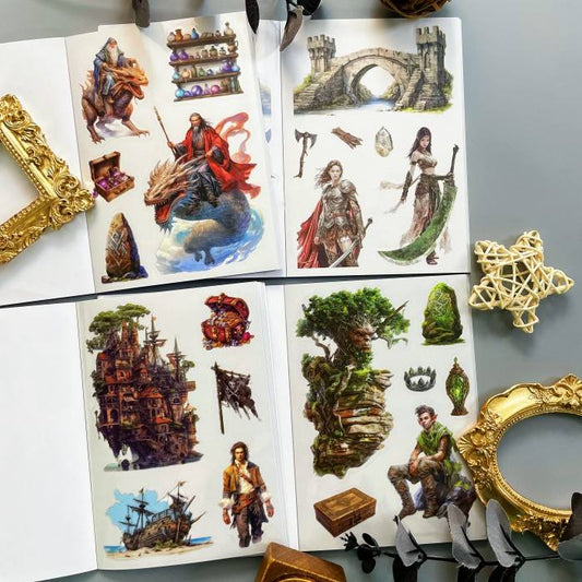 Fantasy Professional Notes Sticker Book 20Sheets