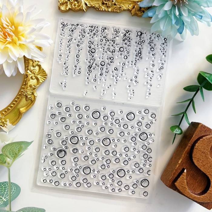 Water Bubble Clear Stamp
