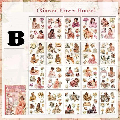 Wild Bloom Sticker Book 20Sheets