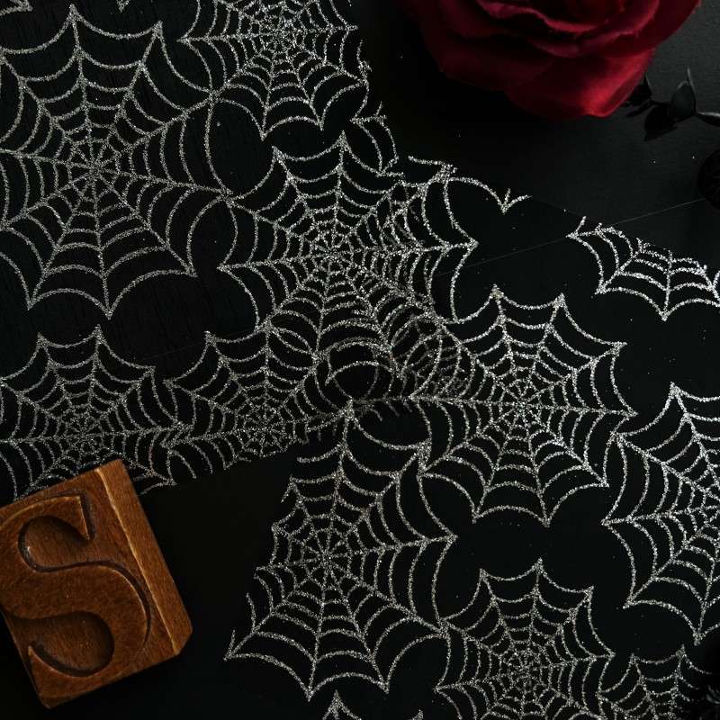 Silvery Cobweb Meshes 2PCS